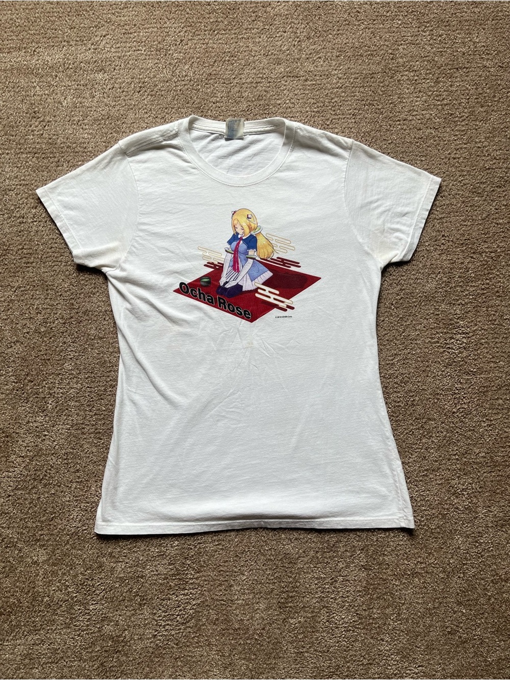 ‘16 Ocha Rose Anime Women’s White Tee